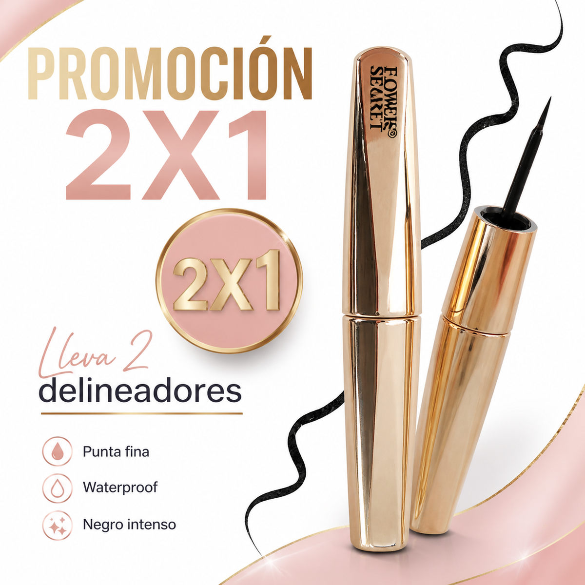 AquaLiner™ | Delineador Líquido 2X1