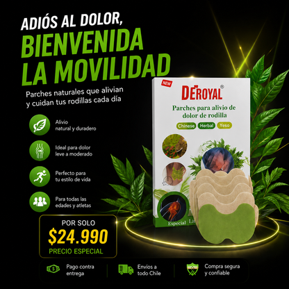 FlexPatch Pro™ - Parches terapéuticos para el alivio y confort de las rodillas.
