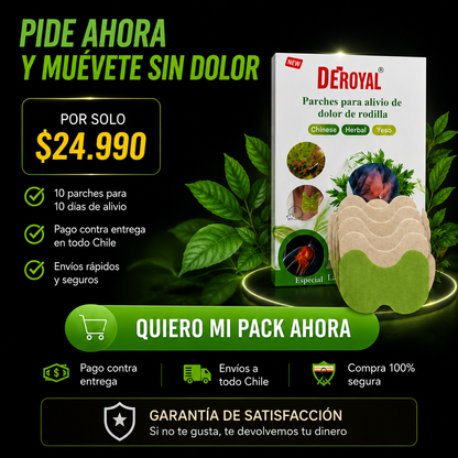 FlexPatch Pro™ - Parches terapéuticos para el alivio y confort de las rodillas.