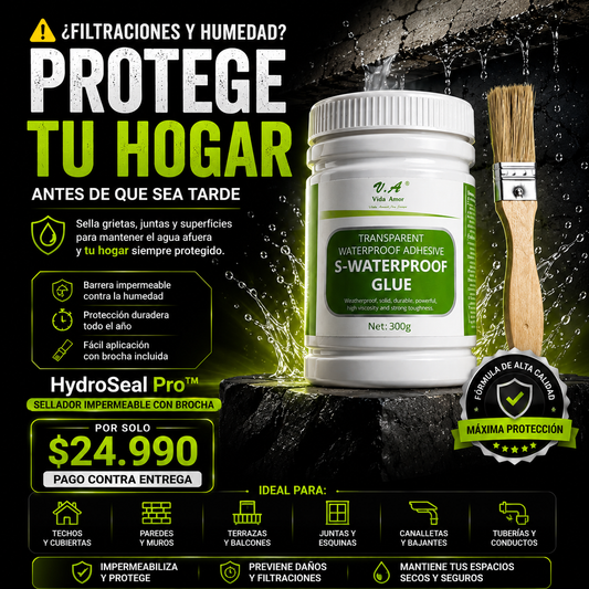 HydroSeal Pro™ – Sellador Impermeable con Brocha